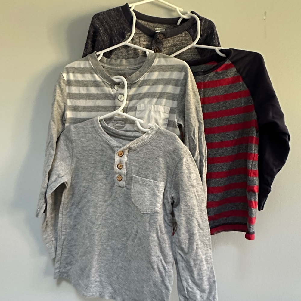 Lot of 4T Long Sleeve Shirts